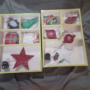 Bullseye playground 🎯 mini tree ornaments nwt